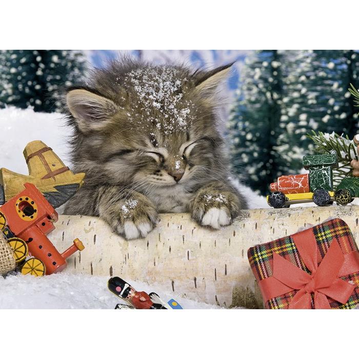 Ravensburger Christmas Tin Box 80pc Puzzle Value Pack - Dog & Cat