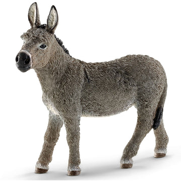 Schleich Farm World Donkey Animal Figurine