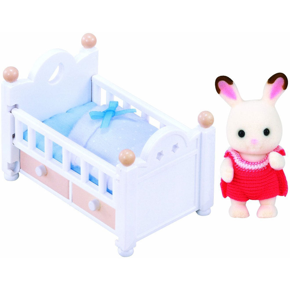 Sylvanian Families Chocolate Rabbit Baby Set