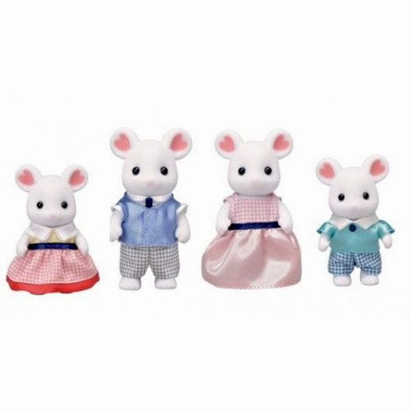 Sylvanian Families Family Value Pack - Yellow Labrador & Marshmallow Mouse