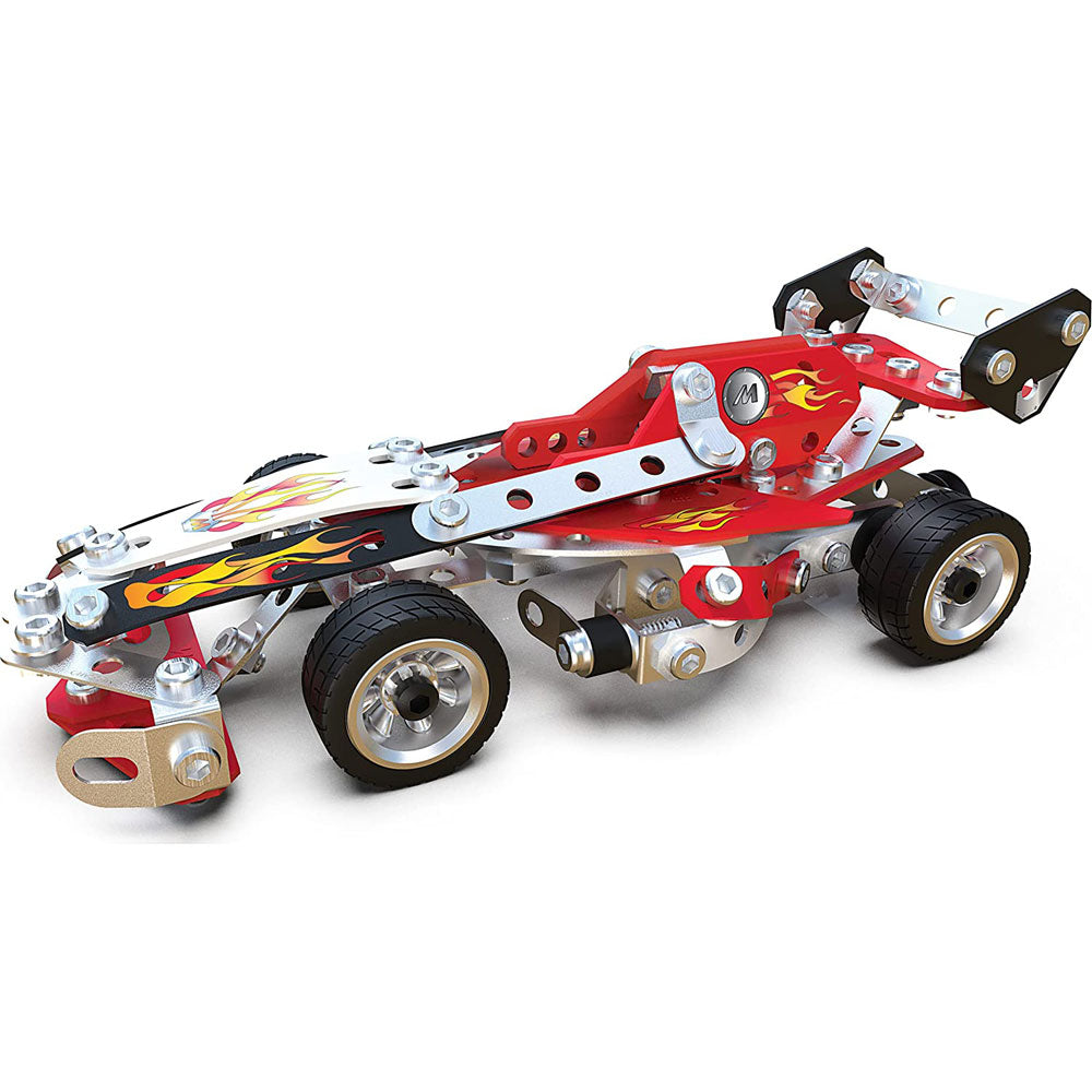 Meccano 10 Model Set 21201 Racing Vehicle Building Kit