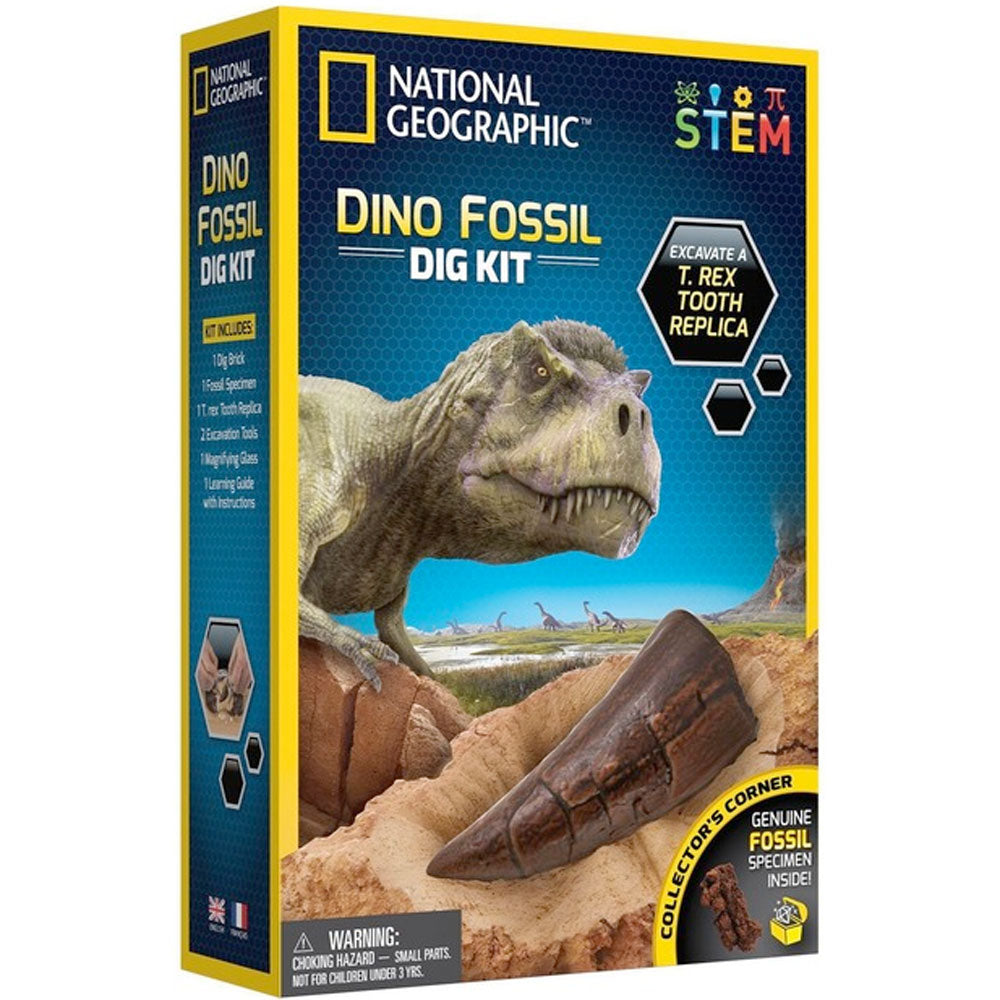 National Geographic Science Value Pack: Dino Fossil + Gemstone