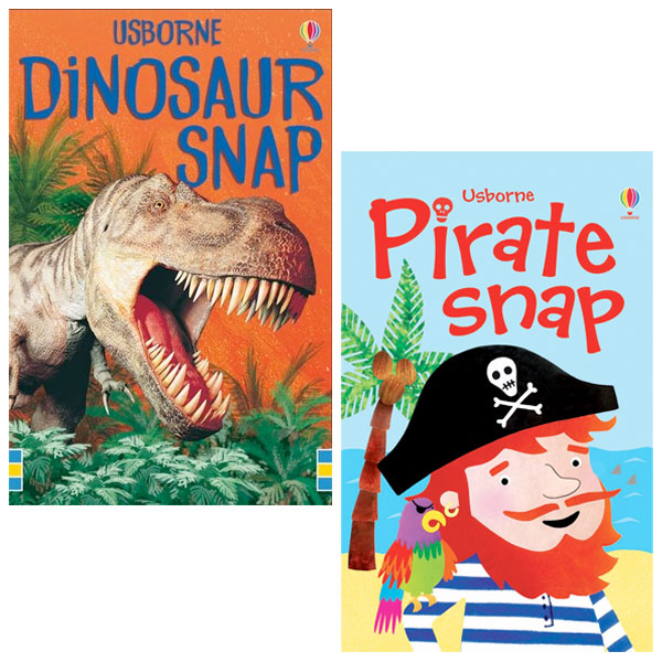 Usborne Snap Card Game Value Pack: Dinosaur + Pirate