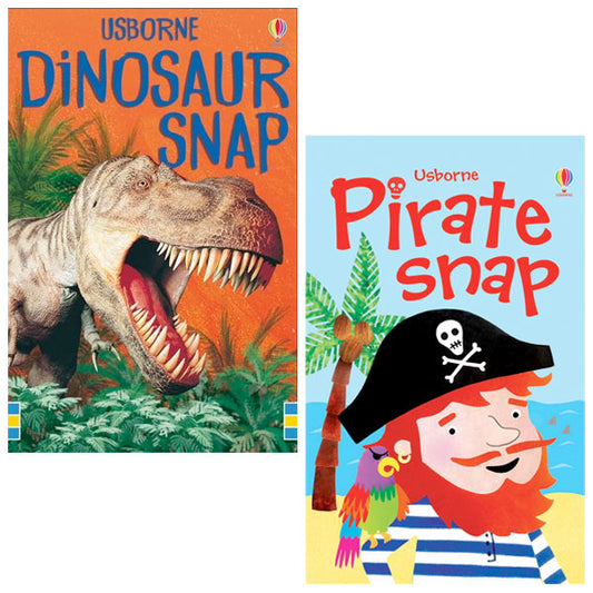 Usborne Snap Card Game Value Pack: Dinosaur + Pirate