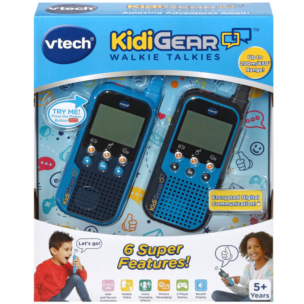 VTech KidiGear Walkie Talkies Blue