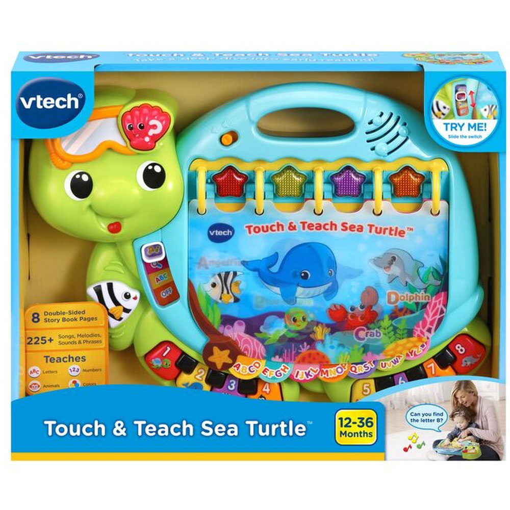 VTech Touch & Teach Sea Turtle Interactive Story Book