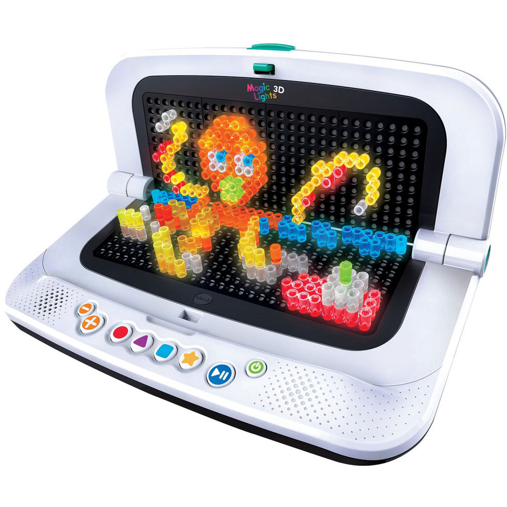 VTech Magic Lights 3D Light up your amazing art and create endless luminous  masterpieces! Create peg art with lights, sounds and animations. 2D  Picture, By Yogee Toys