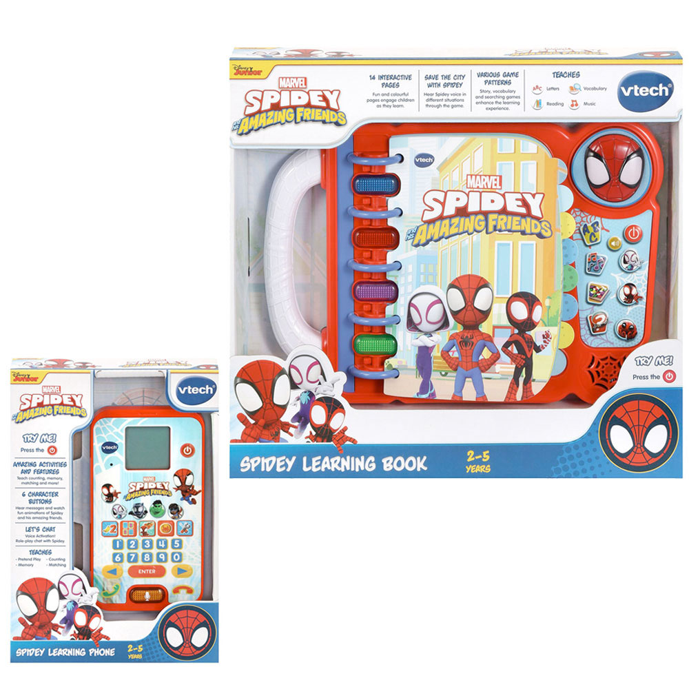 VTech Marvel Spidey Value Pack - Learning Book & Learning Phone