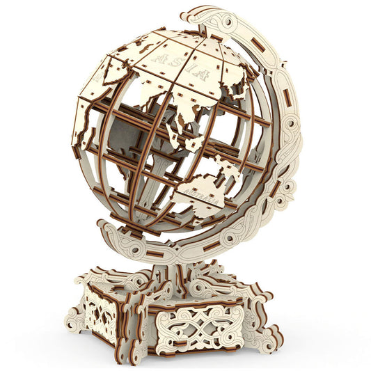 [DISCONTINUED] Wooden.City Kinetic 3D Wooden Puzzles: World Globe