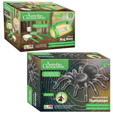 Australian Geographic Bug Barn & RC Huntsman Spider Value Pack