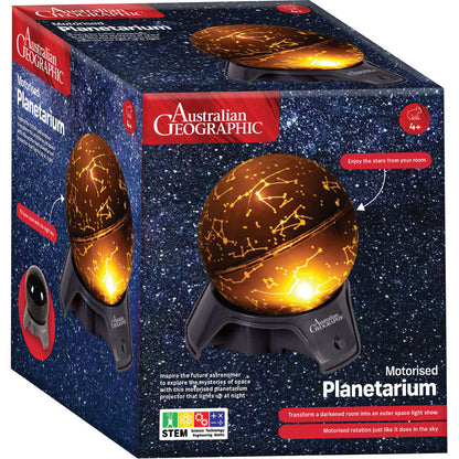 Australian Geographic Value Pack - Night Light Up Globe & Motorised Planetarium Star Globe