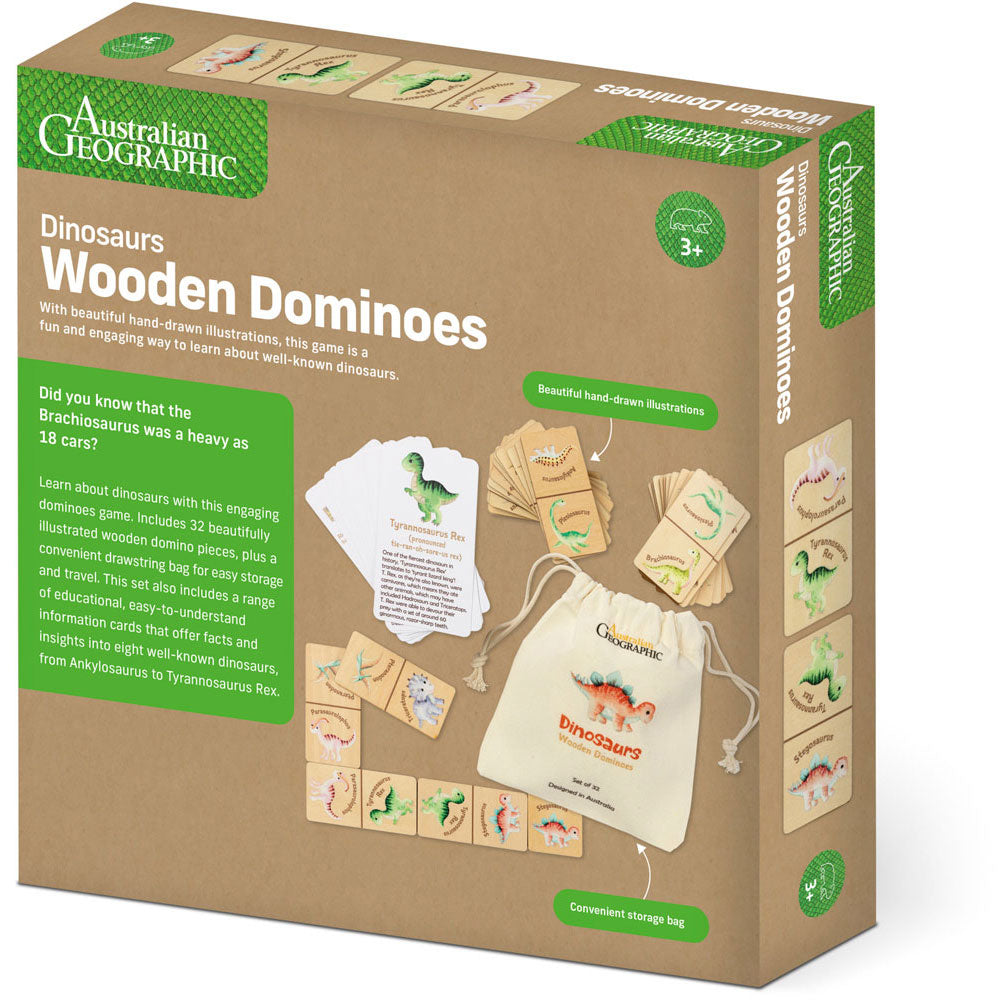 Learn about dinosaurs with this engaging Australian Geographic-produced dominoes game.