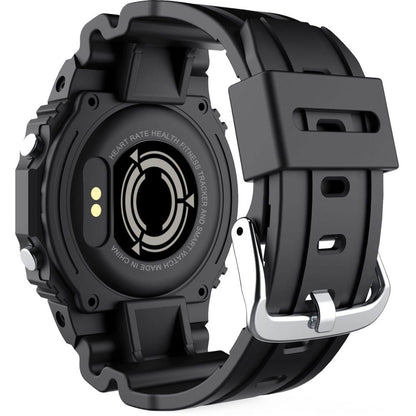 Cactus Black Camouflage Nexus Kids and Teens Smartwatch back view