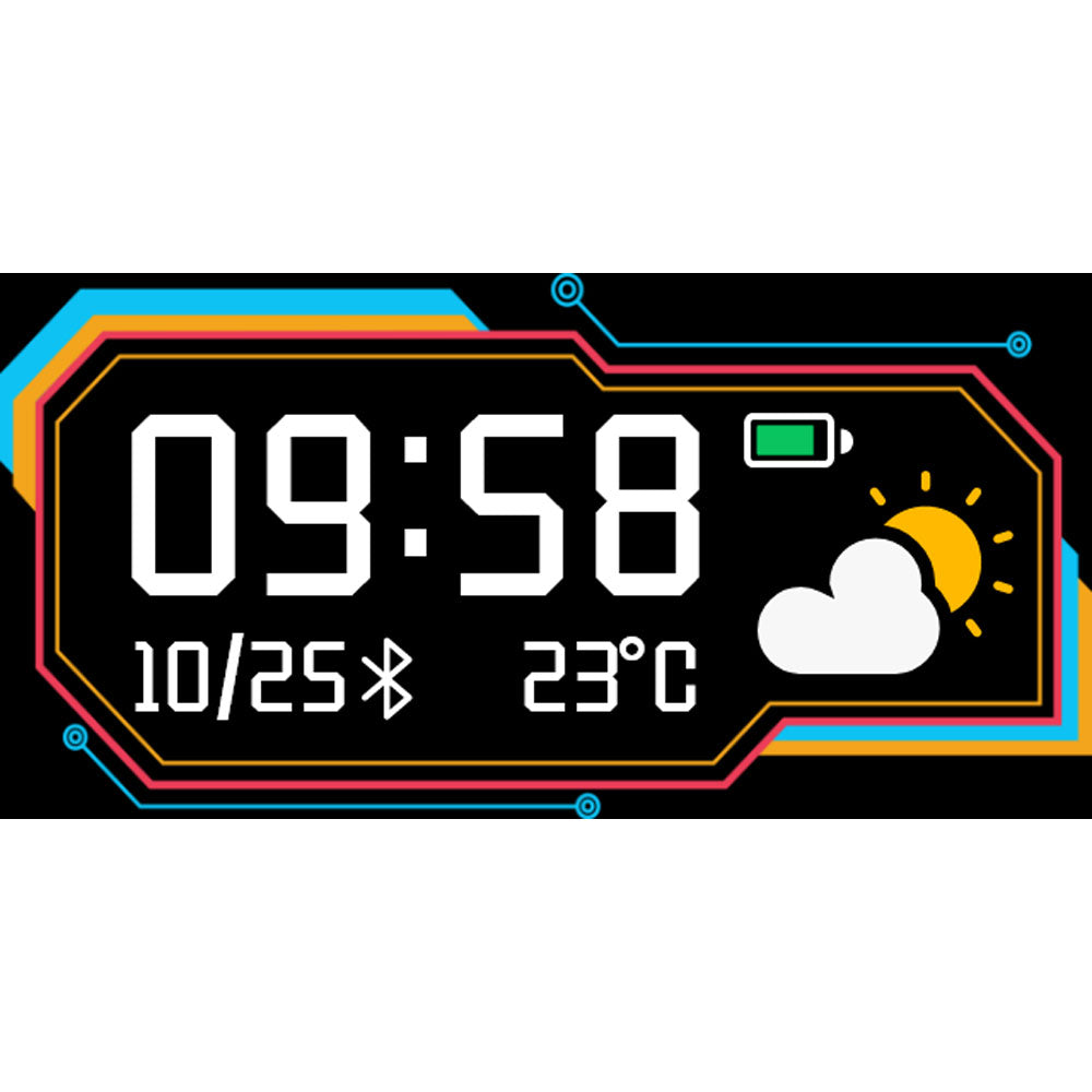 Cactus Black Camouflage Nexus Kids and Teens Smartwatch in Digital Display