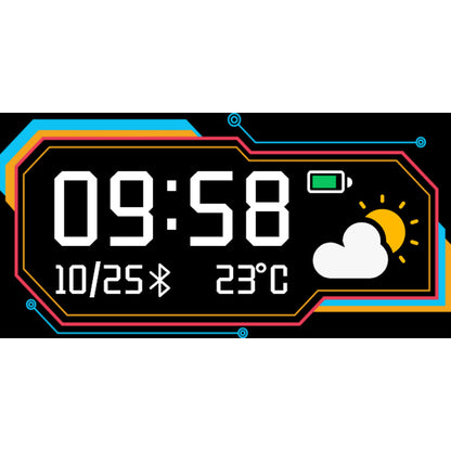 Cactus Black Camouflage Nexus Kids and Teens Smartwatch in Digital Display