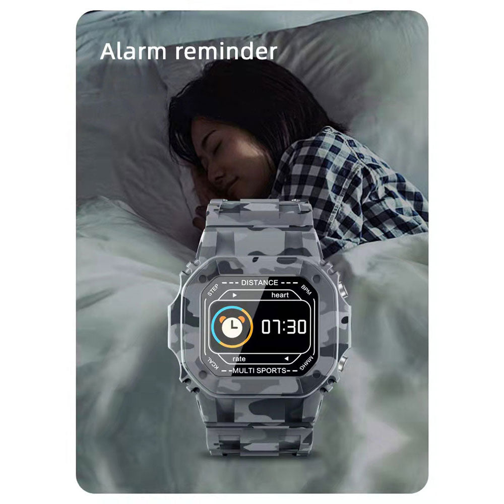 Cactus Black Camouflage Nexus Kids and Teens Smartwatch with Alarm Reminder