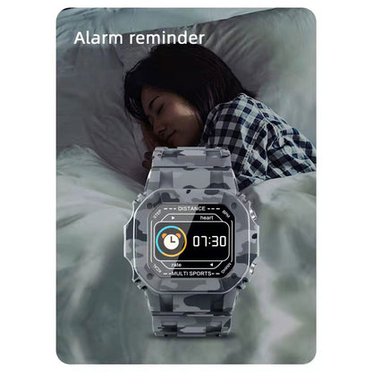 Cactus Black Camouflage Nexus Kids and Teens Smartwatch with Alarm Reminder