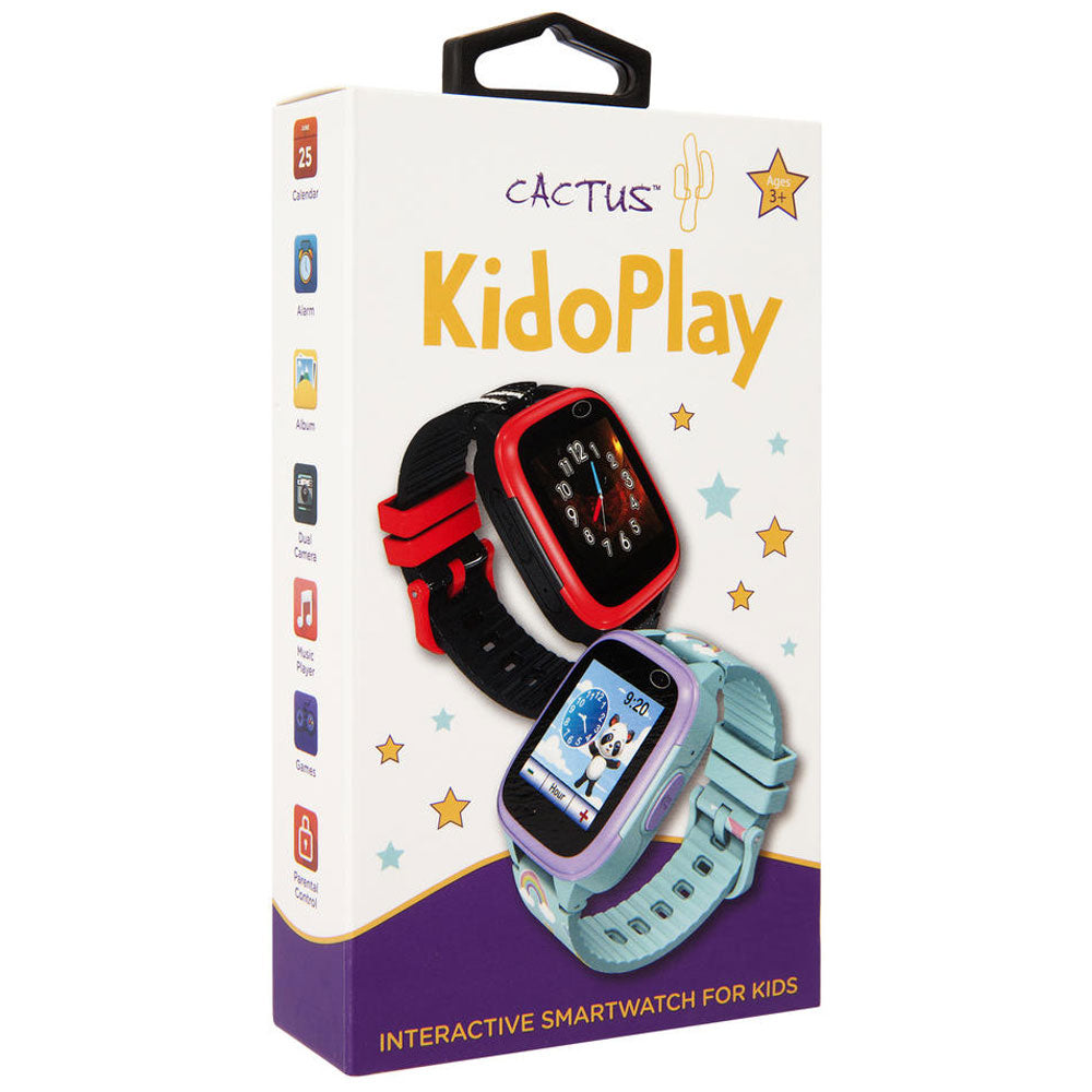 Cactus KidoPlay Kids Interactive Game Watches Value Pack - Black/Red & Aqua/Purple