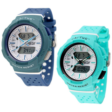 Cactus Blue & Aqua Combo Kids AnaDigi Watches Value Pack