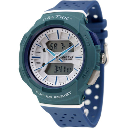 Cactus Blue Combo Kids AnaDigi Watch with analogue and digital displays