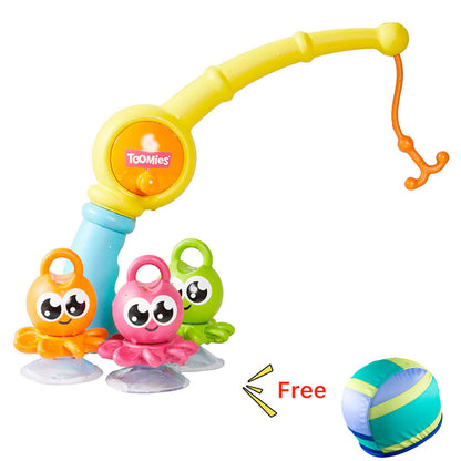 Tomy Toomies 3 in 1 Fishing Frenzy Bath Toy & FREE Swim Cap