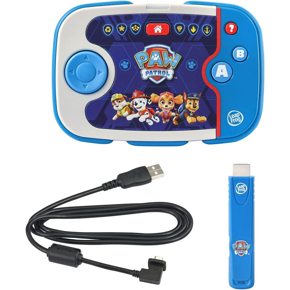 PAW Patrol learning video game with HDMI game stick and USB power cable by LeapFrog