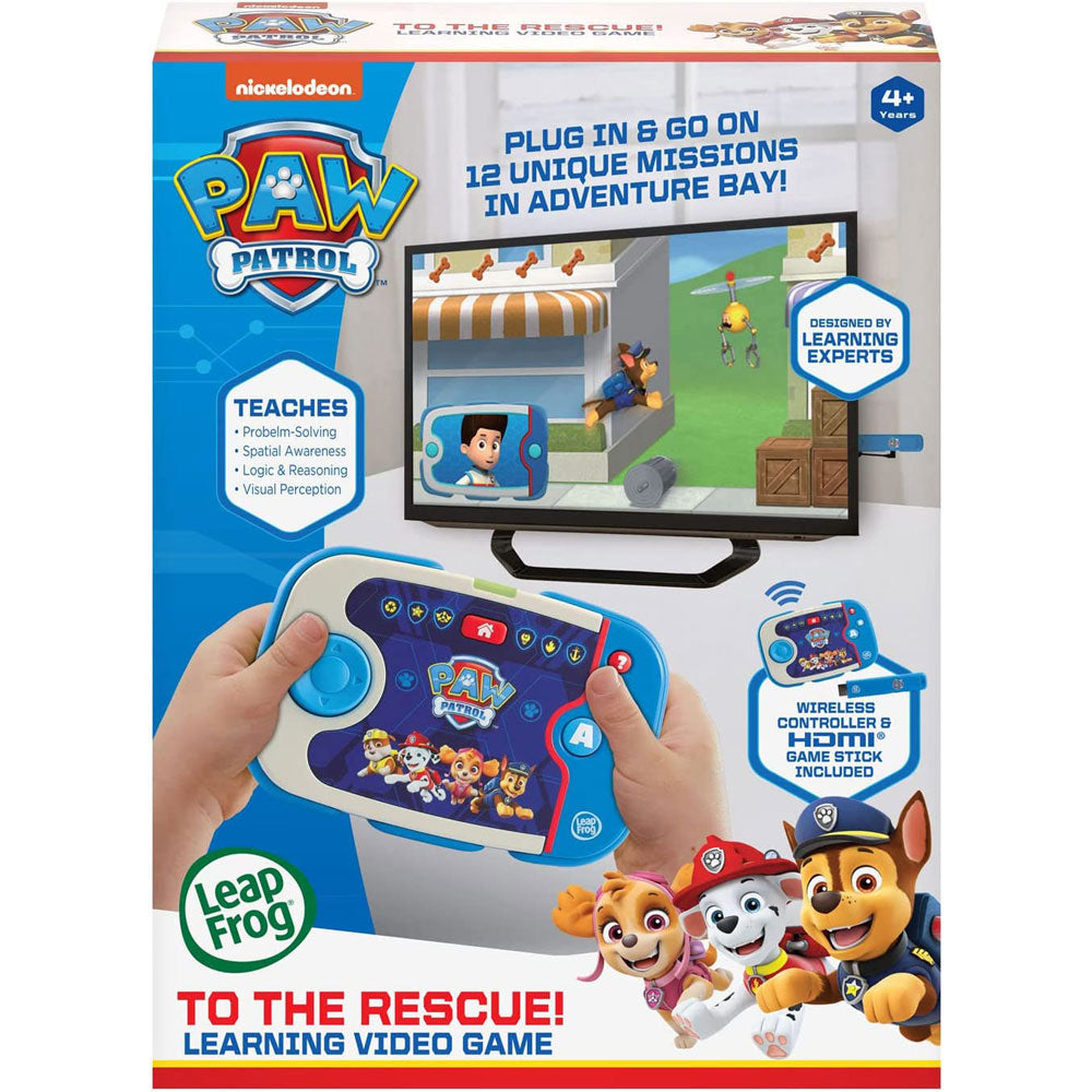 PAW Patrol To The Rescue Plug & Play Gaming Console by LeapFrog in box packaging