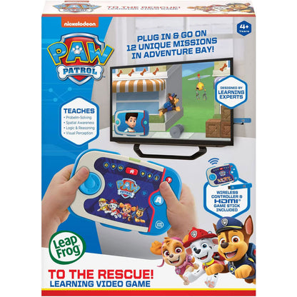 PAW Patrol To The Rescue Plug & Play Gaming Console by LeapFrog in box packaging
