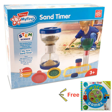Edu-Toys My First Sand Timer & FREE Interactive Book and CD-Rom Set