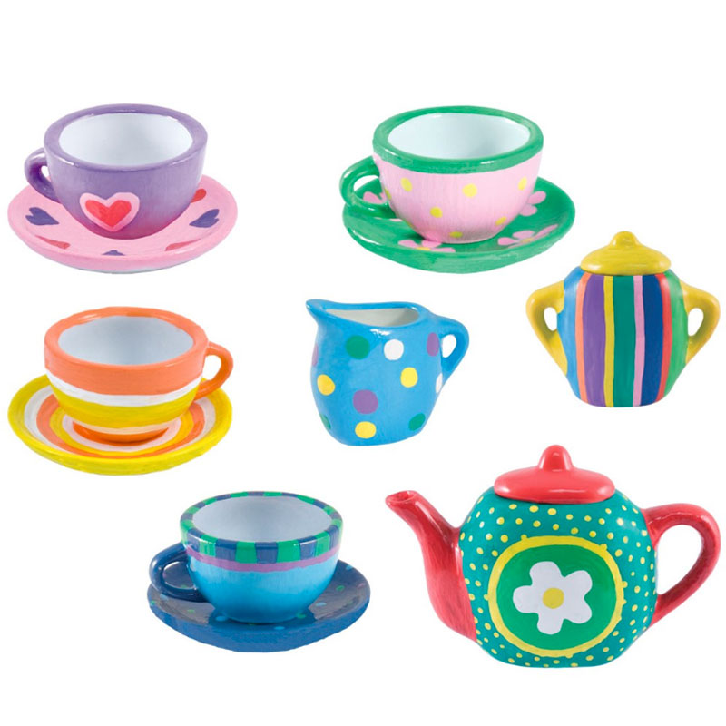 Paint a Tea Set Craft Kit by Galt for kids aged 5 years and up