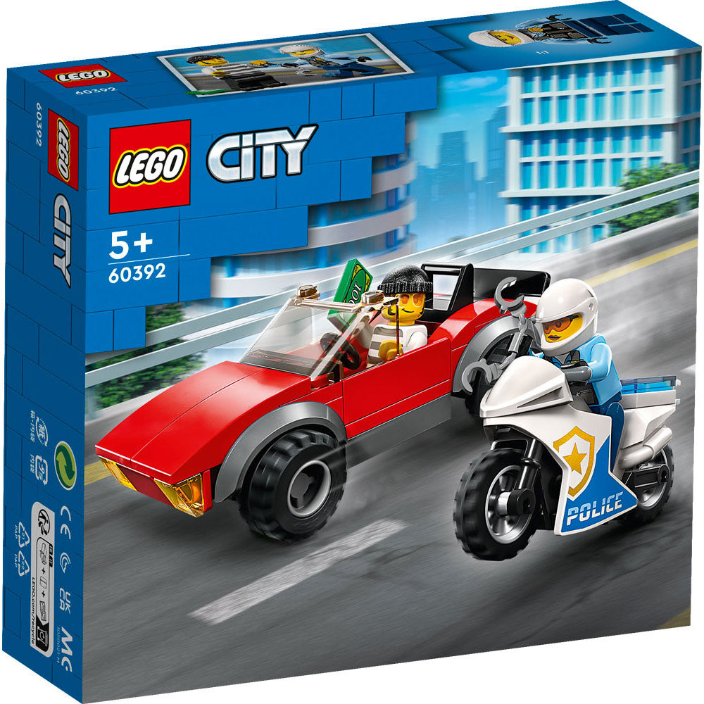 LEGO Value Pack - Technic 42132 Motorcycle & City 60392 Police Bike Car Chase