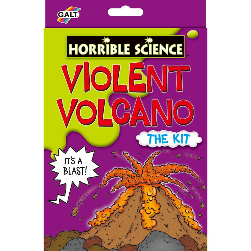 Violent Volcano Science Kit by Galt STEM Toy in box packaging