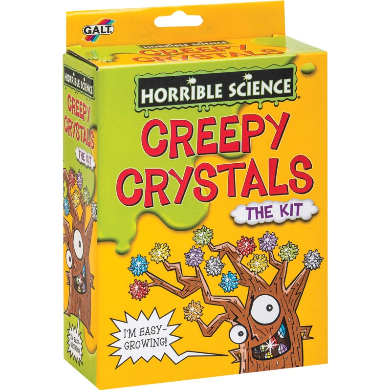 Creepy Crystals Horrible Science Kit by Galt STEM Toy in box packaging