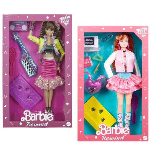 Barbie 80s Edition Signature Rewind Doll & Accessories Value Pack