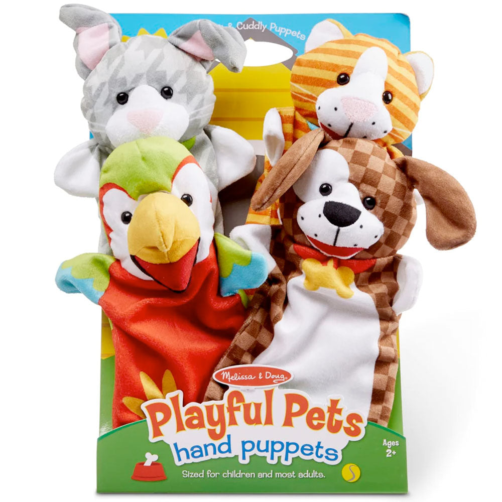 Melissa & Doug Hand Animal Puppets Value Pack - Farm & Pets