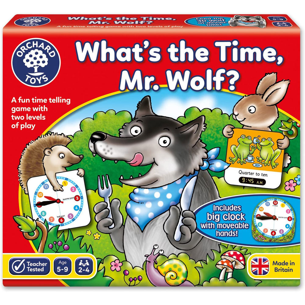 Orchard Toys Games Value Pack - What's the Time, Mr Wolf & Cheeky Monkeys
