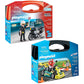 Playmobil Police & Go Kart Racer Carry Case Value Pack