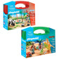 Playmobil Carry Case Value Pack - Panda Caretaker & Dino Explorer