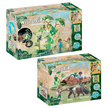 Playmobil Wiltopia Rainforest Nightlight & Anteater Care Value Pack 