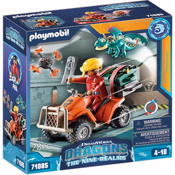Icaris Quad from Dragons Nine Realms theme by Playmobil in box packaging