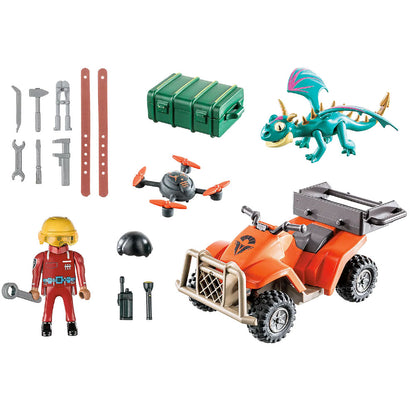 Icaris Quad from Dragons Nine Realms theme by Playmobil with lots of accessories