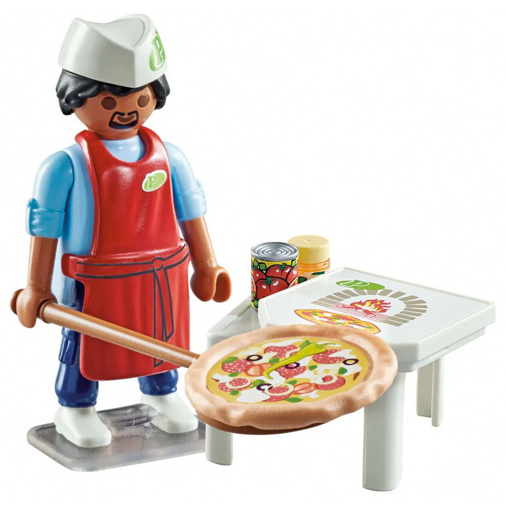 Pizza Baker figure with accessories from City Life by Playmobil for kids aged 4 years and up