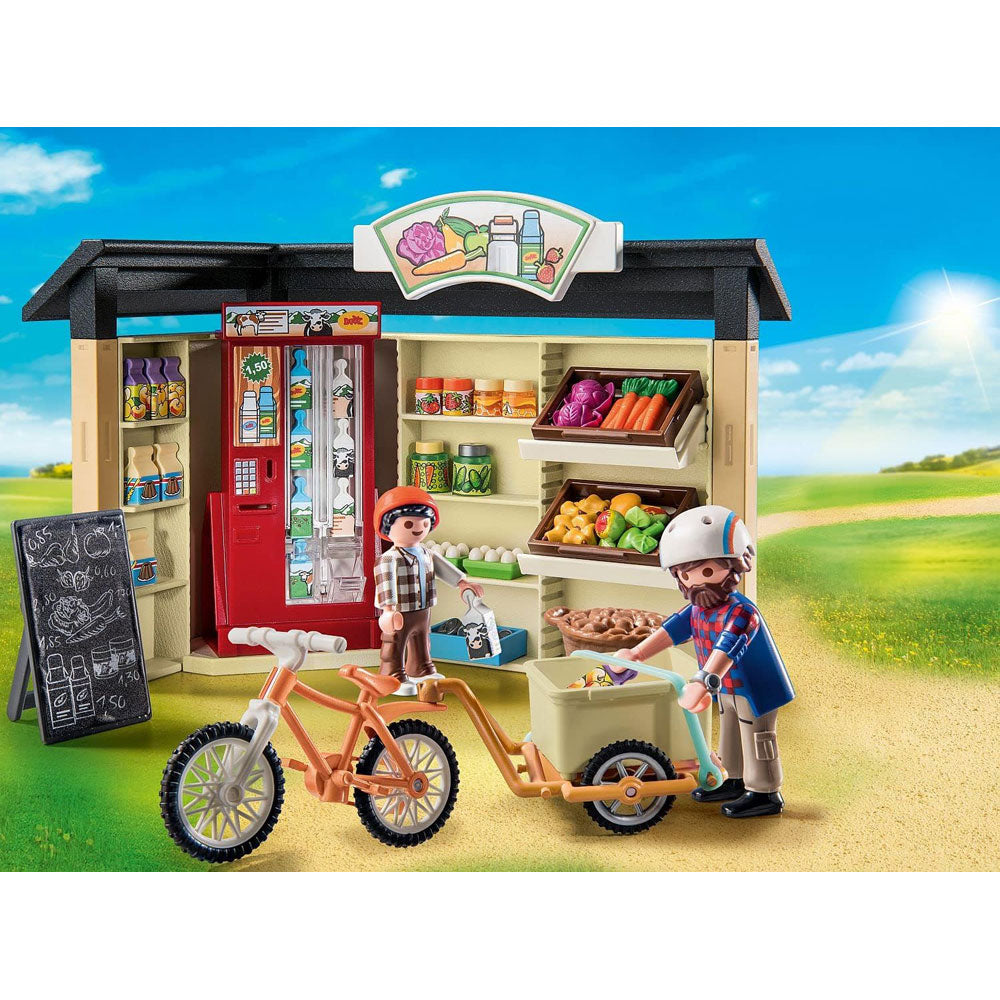 Farm Shop Toy Playset from Country theme by Playmobil for kids aged 4-10 years