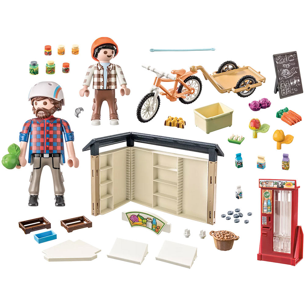 Farm Shop Toy Playset from Country theme by Playmobil with lots of accessories