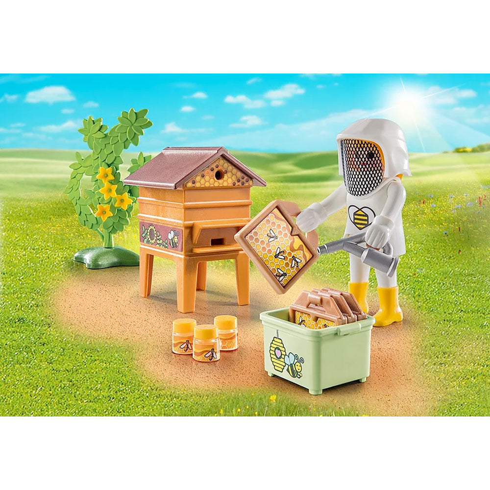 Female Beekeeper Toy Playset from Country theme by Playmobil for boys and girls