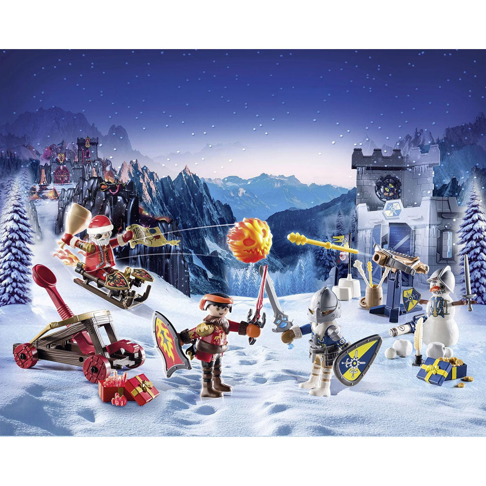 Novelmore Battle in the Snow Advent Calendar by Playmobil for kids aged 4 years and up