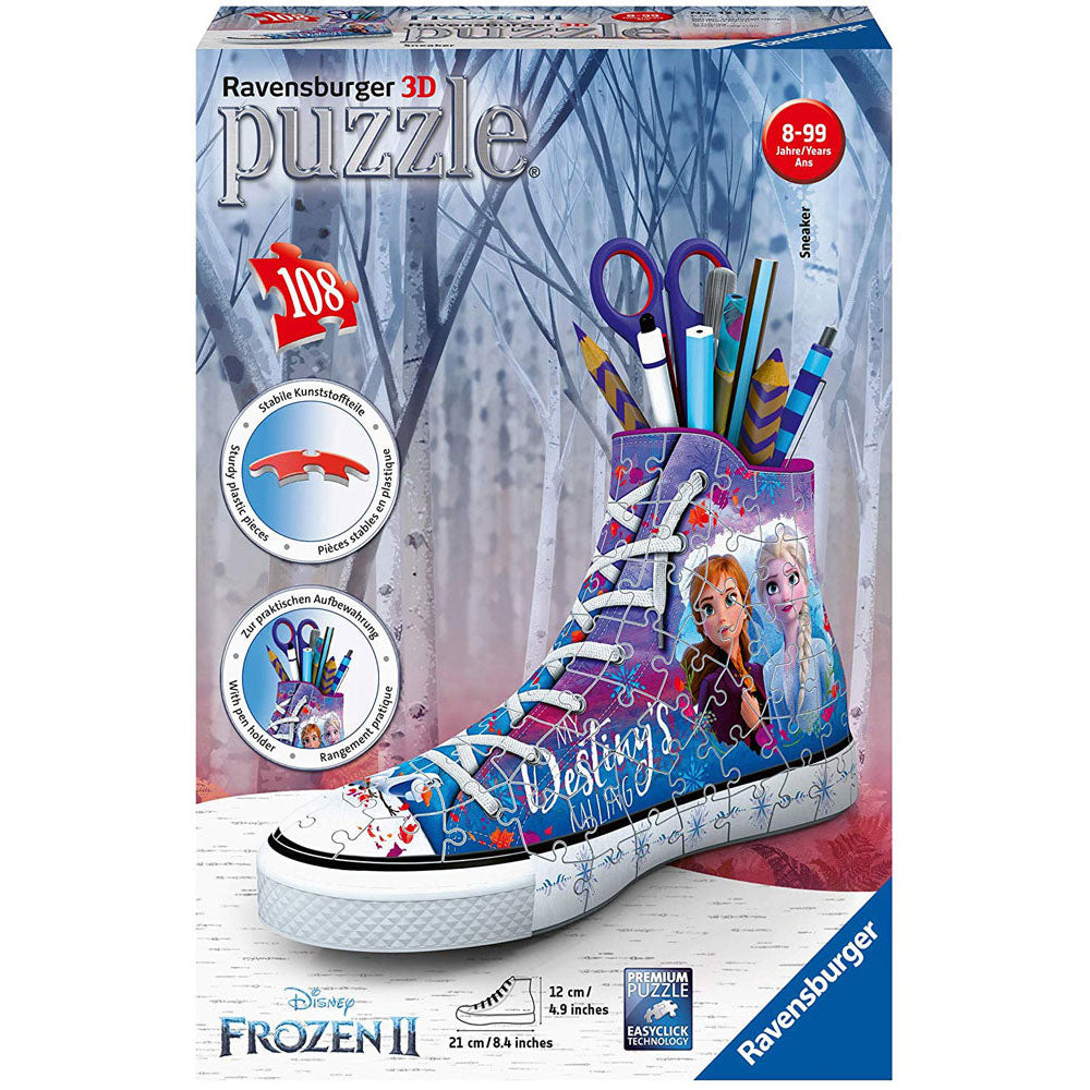 Ravensburger Disney Princess Frozen 2 Puzzles Value Pack - Sneaker 3D & Mysterious Forest 200pc
