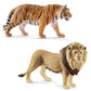 Schleich Wild Life Animal Figurines Value Pack - Tiger & Lion
