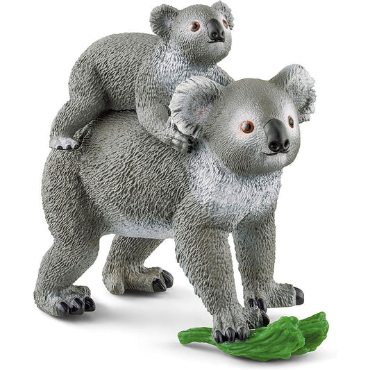 Koala Mother and Baby Animal Figurines from Wild Life by Schleich for kids aged 3 years and up