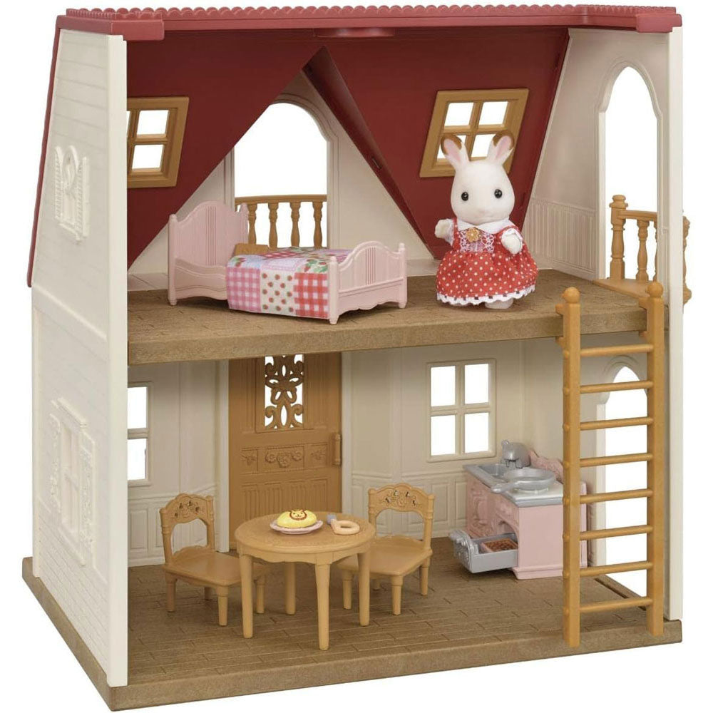 Sylvanian Families House Red Roof Cosy Cottage Starter Home